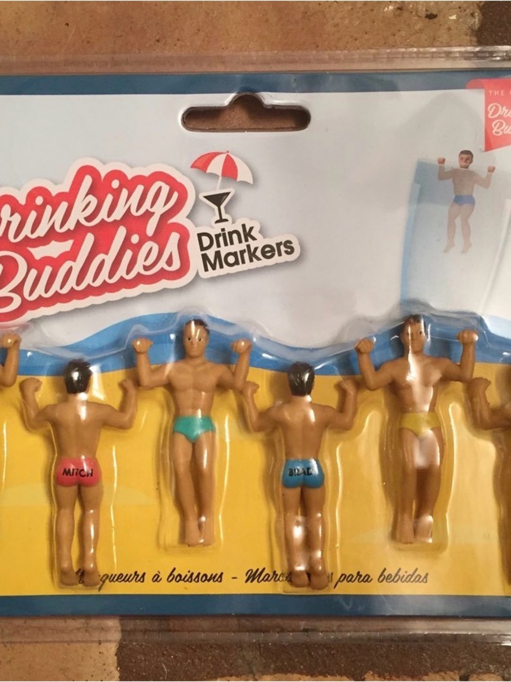 Men Swim Drink Markers - Multi Color